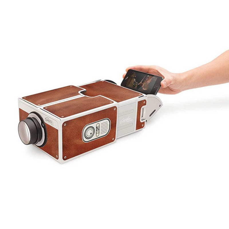 Home Cinema Mini - DIY 3D Projector Cardboard Mini Smartphone