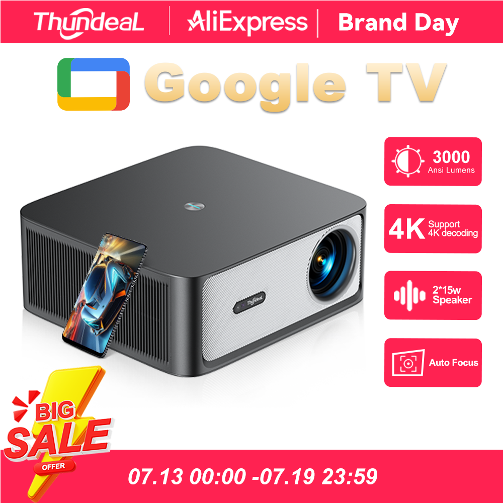 Home Cinema Mini - ThundeaL 1080P Projector WiFi HD Projector