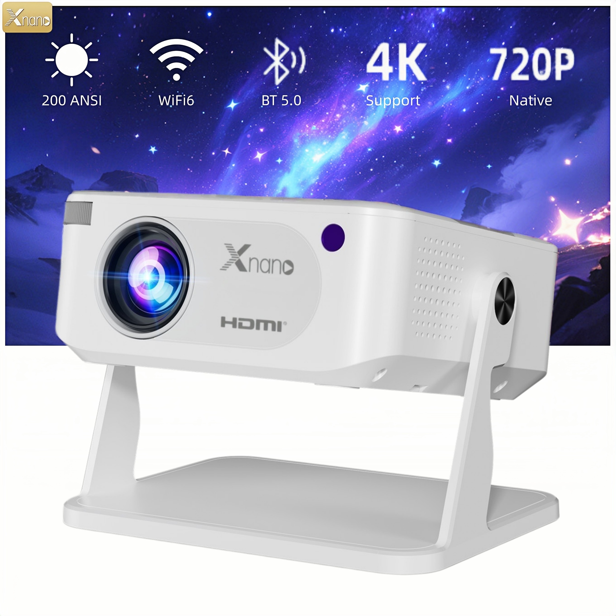 Home Cinema Night - Xnano Projector HA109 4K Android 11