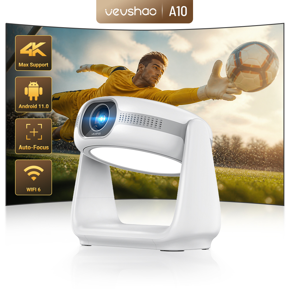 Home Cinema Mini - Vevshao A10 Smart 1080P Projector Android
