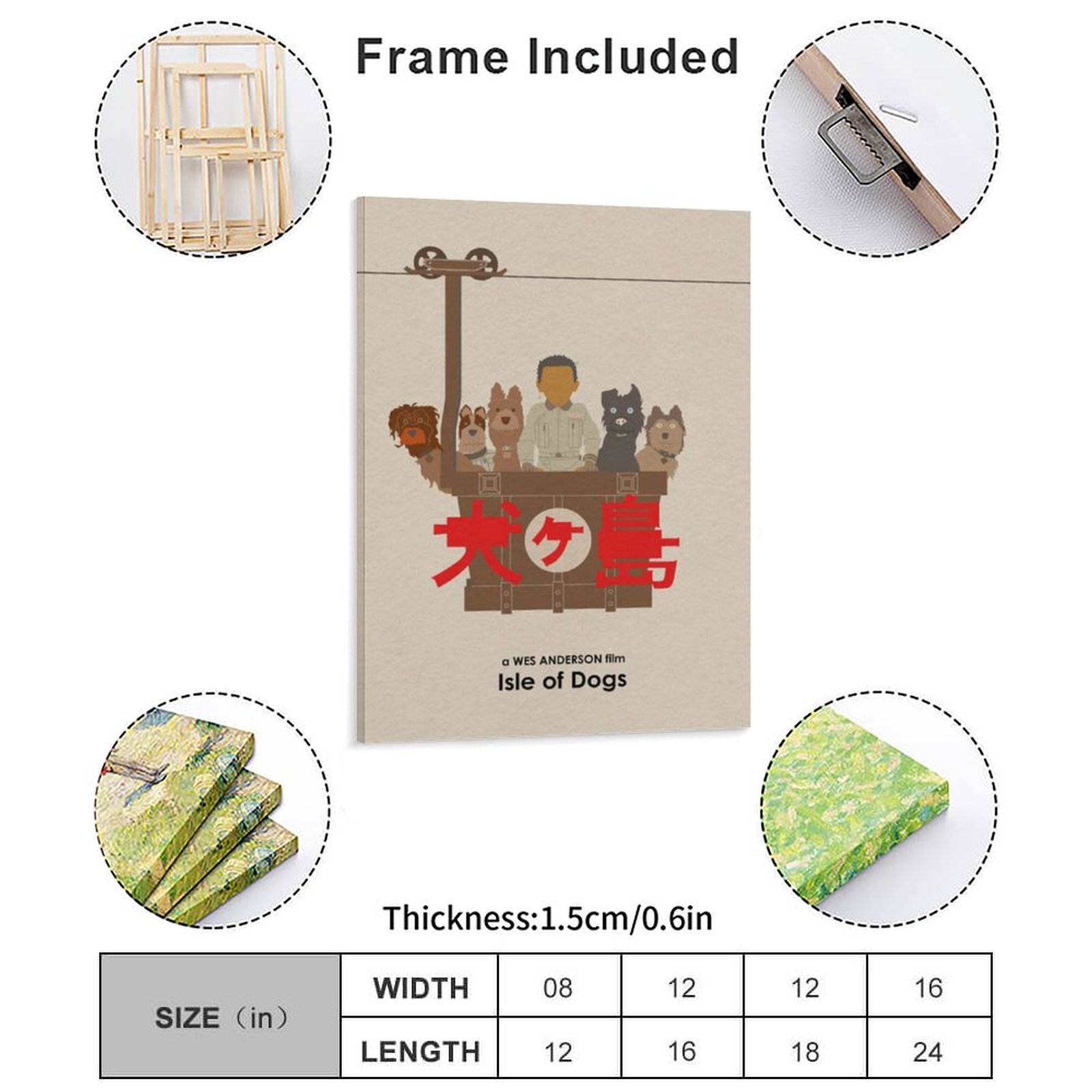 Wes Anderson Isle Of Dogs Movi - Home Cinema Room บทวิจารณ์และราคา