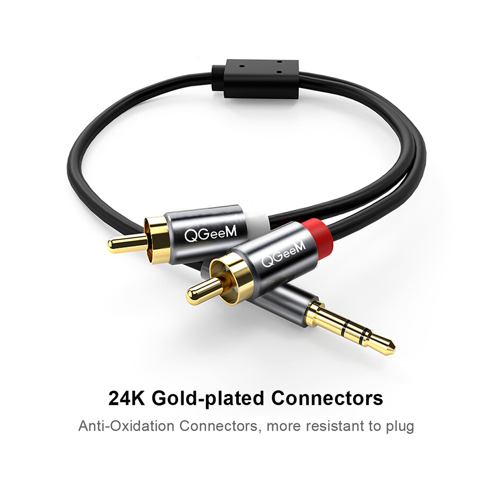 QGeeM RCA Cable 2RCA to 3.5 Au - Home Cinema Marantz บทวิจารณ์และราคา