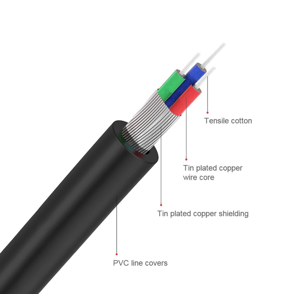 QGeeM RCA Cable 2RCA to 3.5 Au - Home Cinema Marantz บทวิจารณ์และราคา