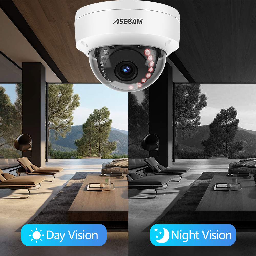 8MP 4K POE IP Camera IK10 Expl - Home Cinema Outdoor บทวิจารณ์และราคา