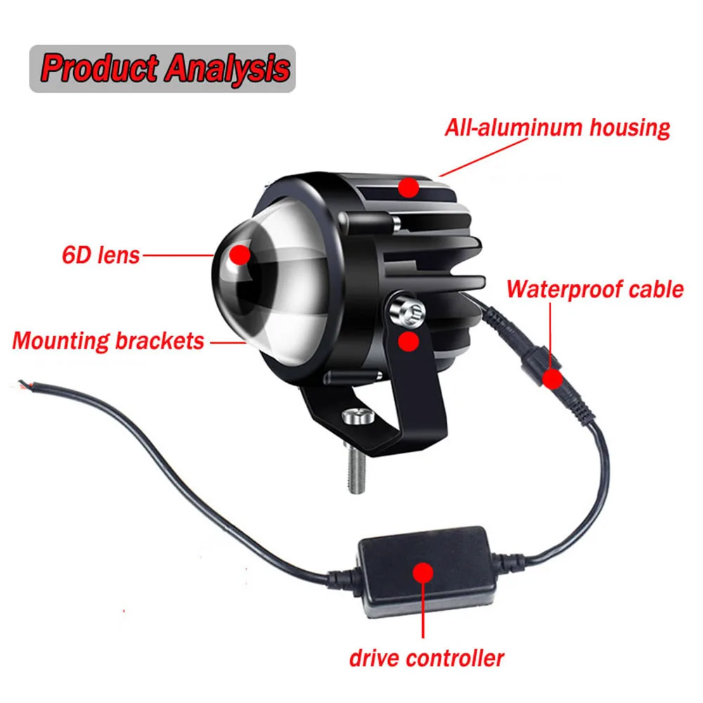 Motorcycle Projector Laser Lig - Projector Lamp Replacement บทวิจารณ์และราคา