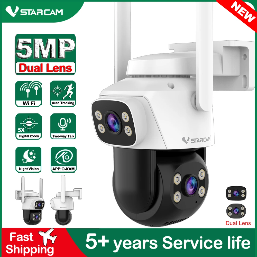 Vstarcam 5.0MP HD Dual Lens Wi - Home Cinema Outdoor บทวิจารณ์และราคา