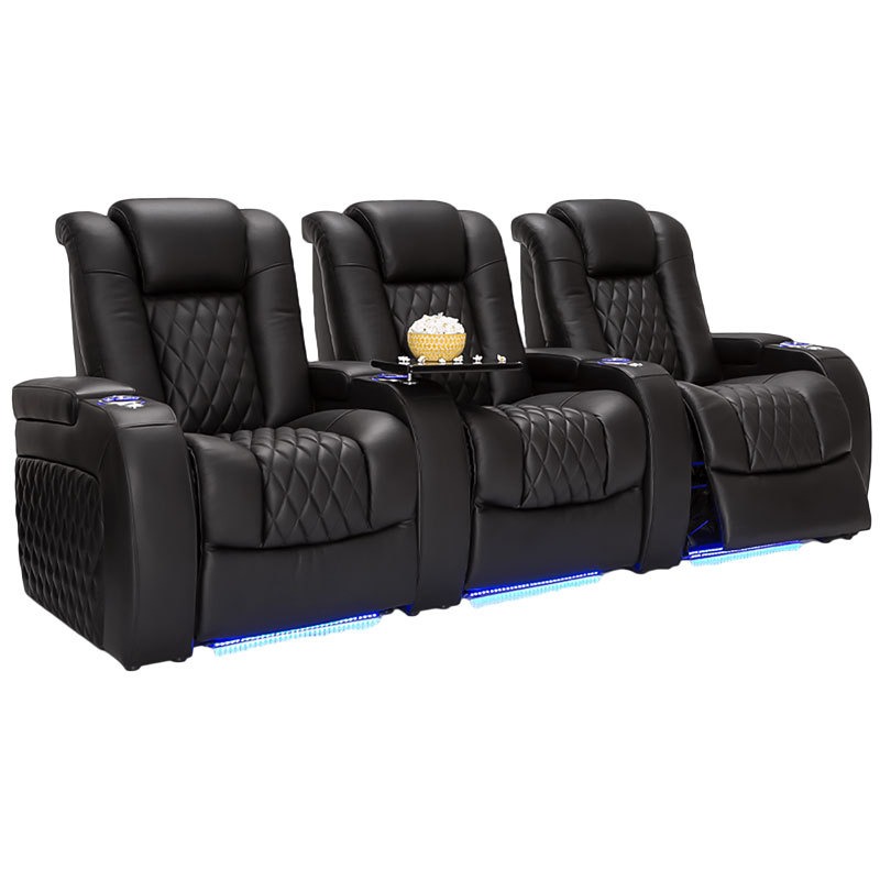 Genuine Leather Modern Home Th - Home Cinema Recliner Chairs บทวิจารณ์และราคา
