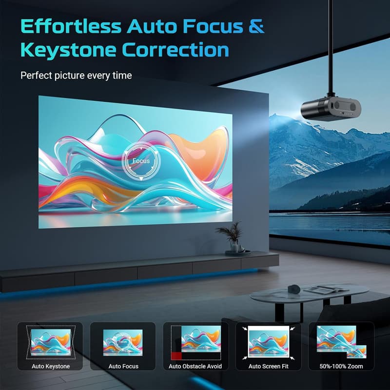 2025 Huaweishi L007  4K 1000AN - Home Cinema Night บทวิจารณ์และราคา