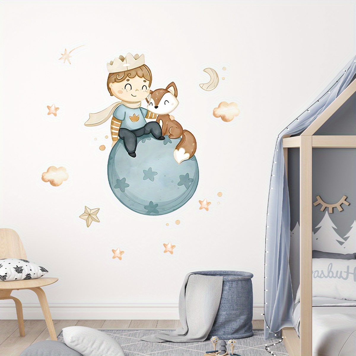 Cartoon Cute Prince Fox Balloo - Home Cinema Room บทวิจารณ์และราคา