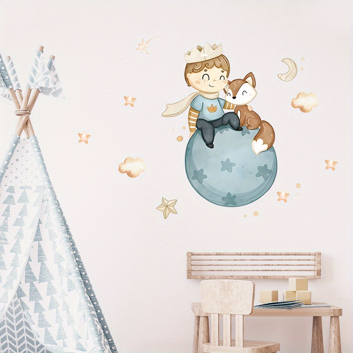 Cartoon Cute Prince Fox Balloo - Home Cinema Room บทวิจารณ์และราคา