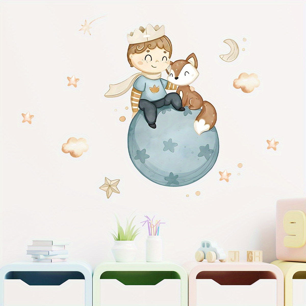 Cartoon Cute Prince Fox Balloo - Home Cinema Room บทวิจารณ์และราคา
