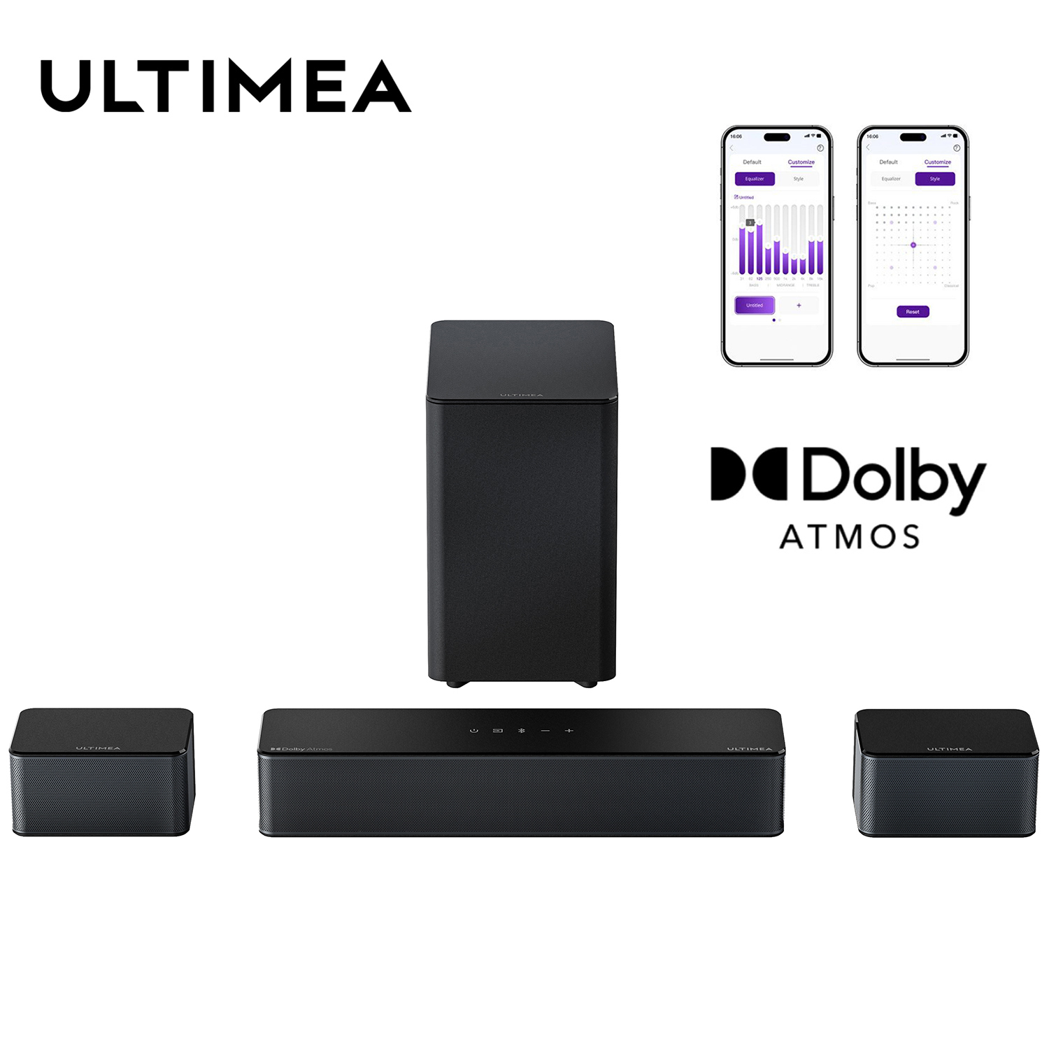ULTIMEA 5.1 Soundbar with Dolb - Home Cinema Onkyo 5.1 บทวิจารณ์และราคา