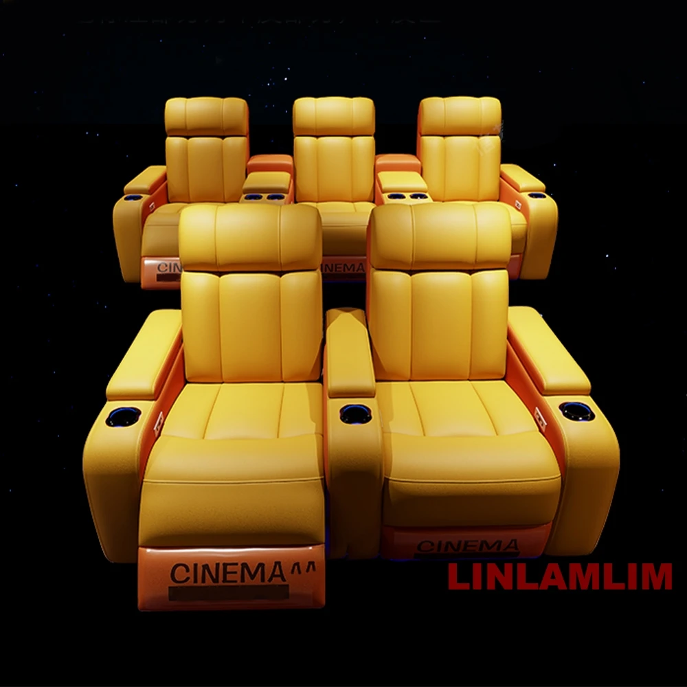 Linlimlam Luxury Genuine Leath - Home Cinema Recliner Chairs บทวิจารณ์และราคา