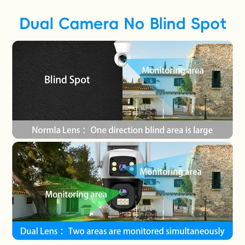 8MP 4K WIFI IP Camera PTZ Outd - Home Cinema Outdoor บทวิจารณ์และราคา