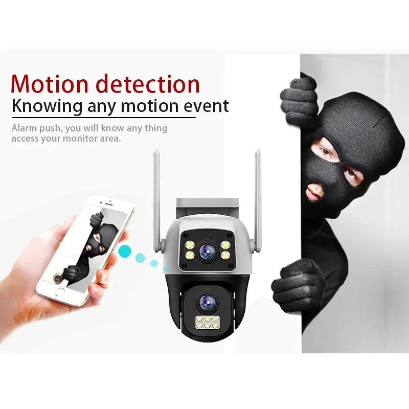 8MP 4K WIFI IP Camera PTZ Outd - Home Cinema Outdoor บทวิจารณ์และราคา
