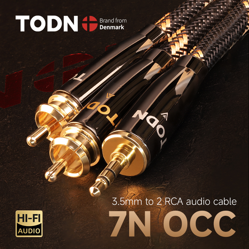 TODN RCA Cable HiFi Stereo 3.5 - Home Cinema Marantz บทวิจารณ์และราคา