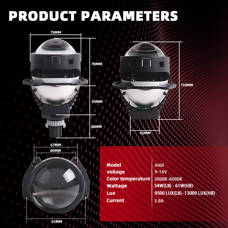 NEW SANVI Ai60 Car Bi LED Proj - Projector Lamp Replacement บทวิจารณ์และราคา