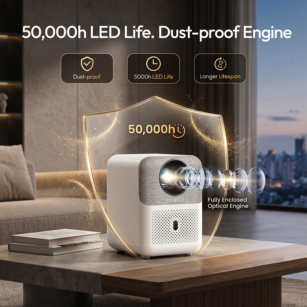 BYINTEK Full HD Mini Projector - Home Cinema Night บทวิจารณ์และราคา