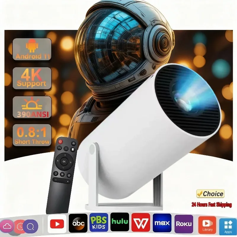 New  Mini HY300  Projector 4K  - Home Cinema Mini บทวิจารณ์และราคา