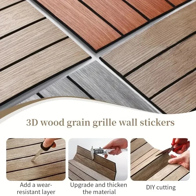 Faux Wood Grain Grille Self-Ad - Home Cinema Room บทวิจารณ์และราคา