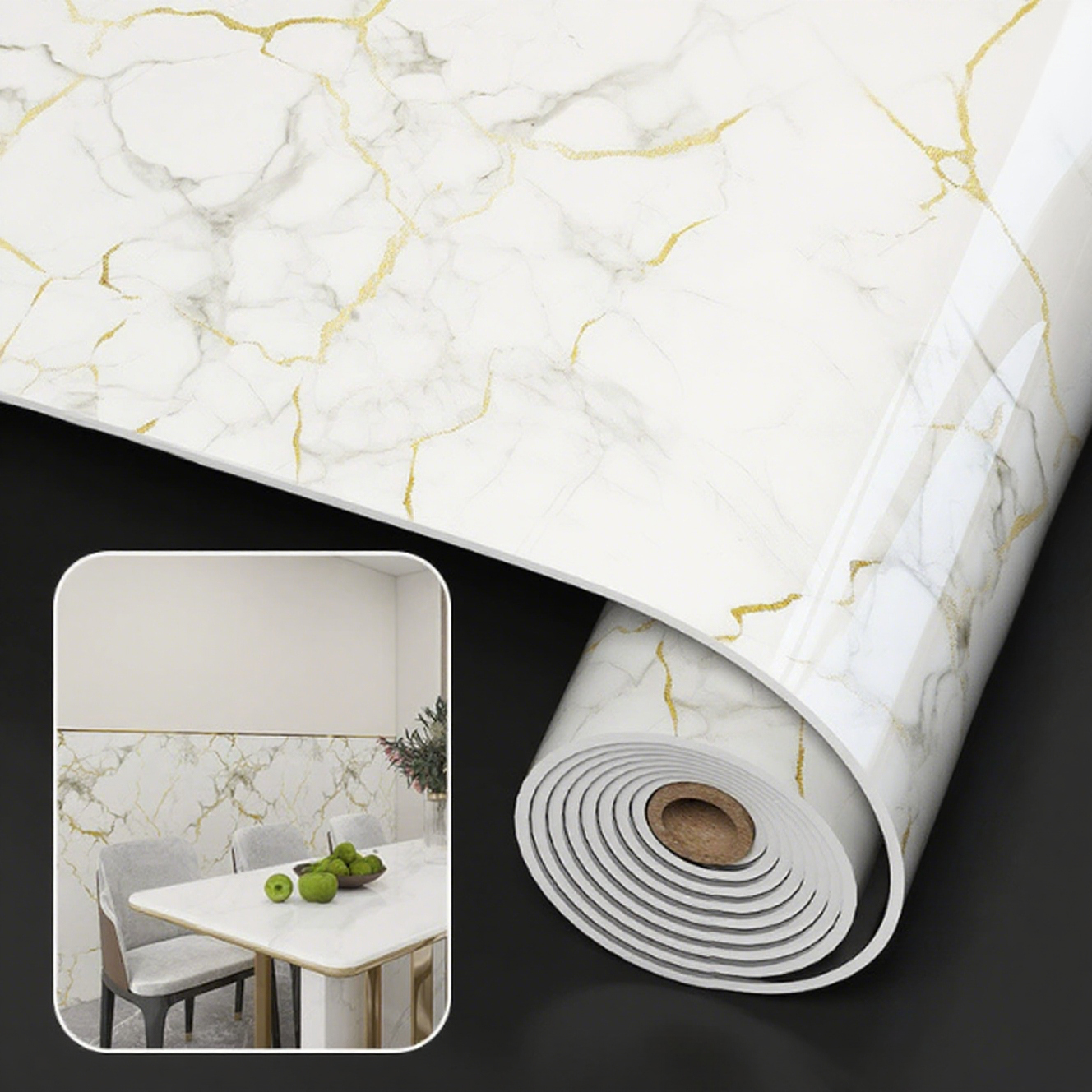 1 Roll Marble Thick Foam Imita - Home Cinema Room บทวิจารณ์และราคา
