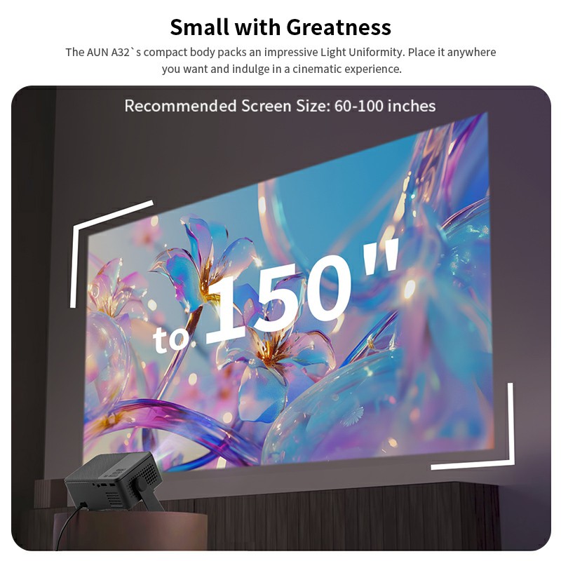 AUN A32 Pro Android 13 Project - Home Cinema Night บทวิจารณ์และราคา