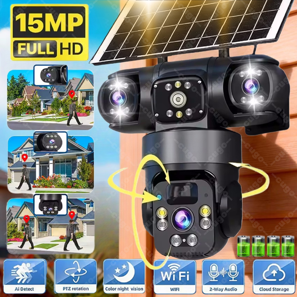 V380 3 Screen 3 Lens WIFI Came - Home Cinema Outdoor บทวิจารณ์และราคา