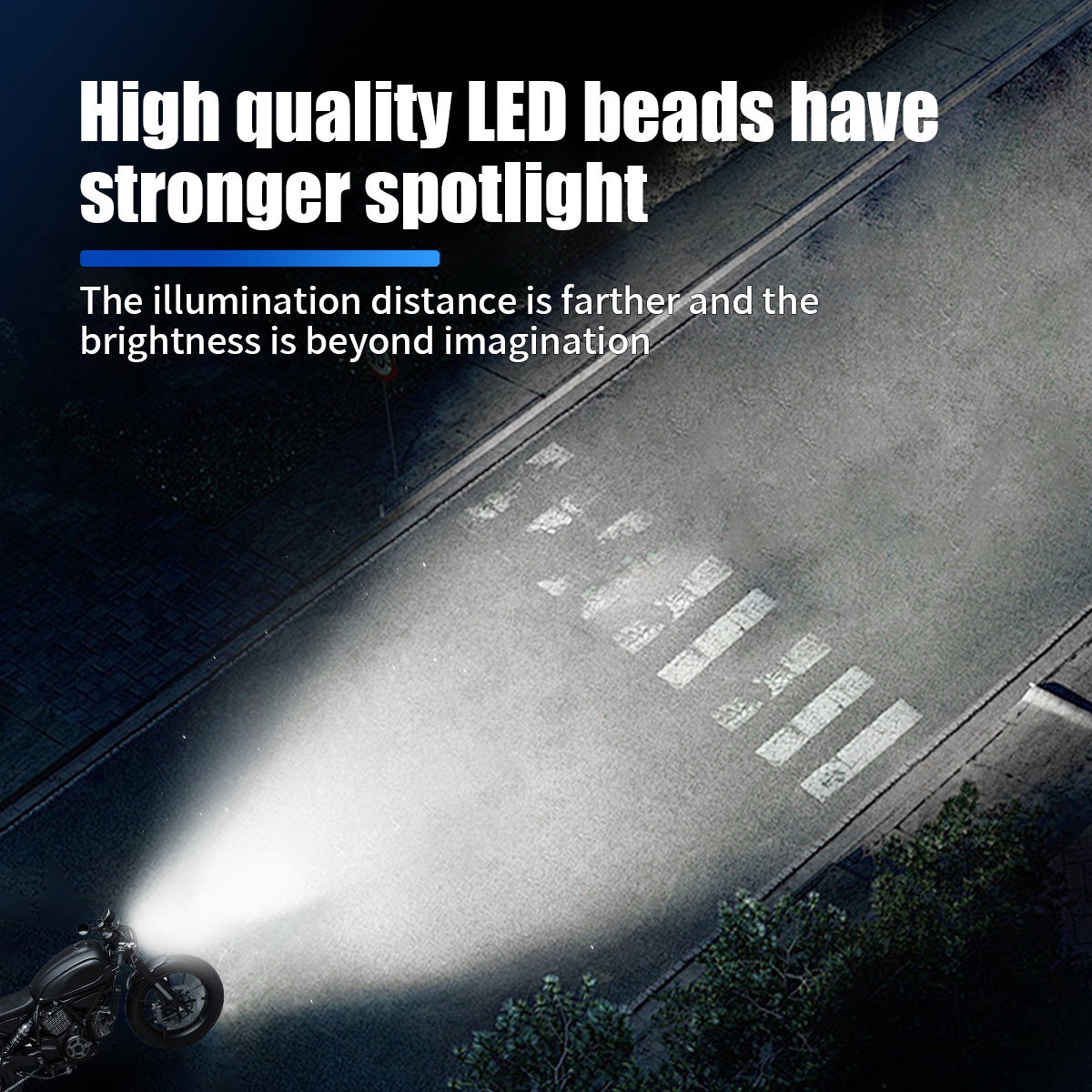 1/2pcs H4 LED Motorcycle Headl - Projector Lamp Replacement บทวิจารณ์และราคา