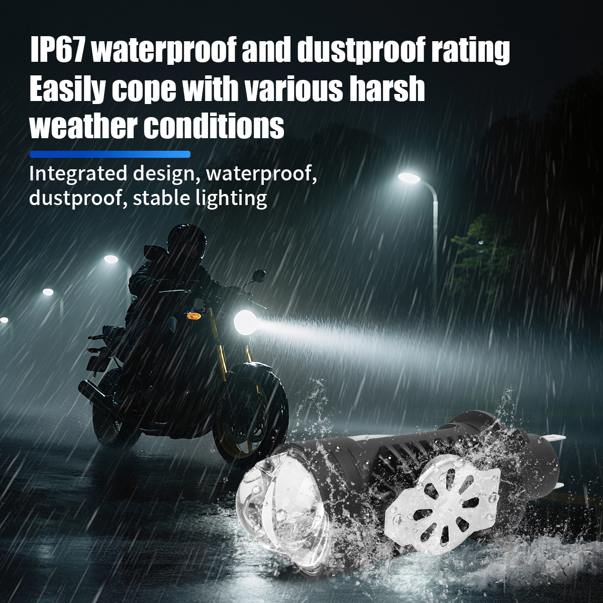 1/2pcs H4 LED Motorcycle Headl - Projector Lamp Replacement บทวิจารณ์และราคา