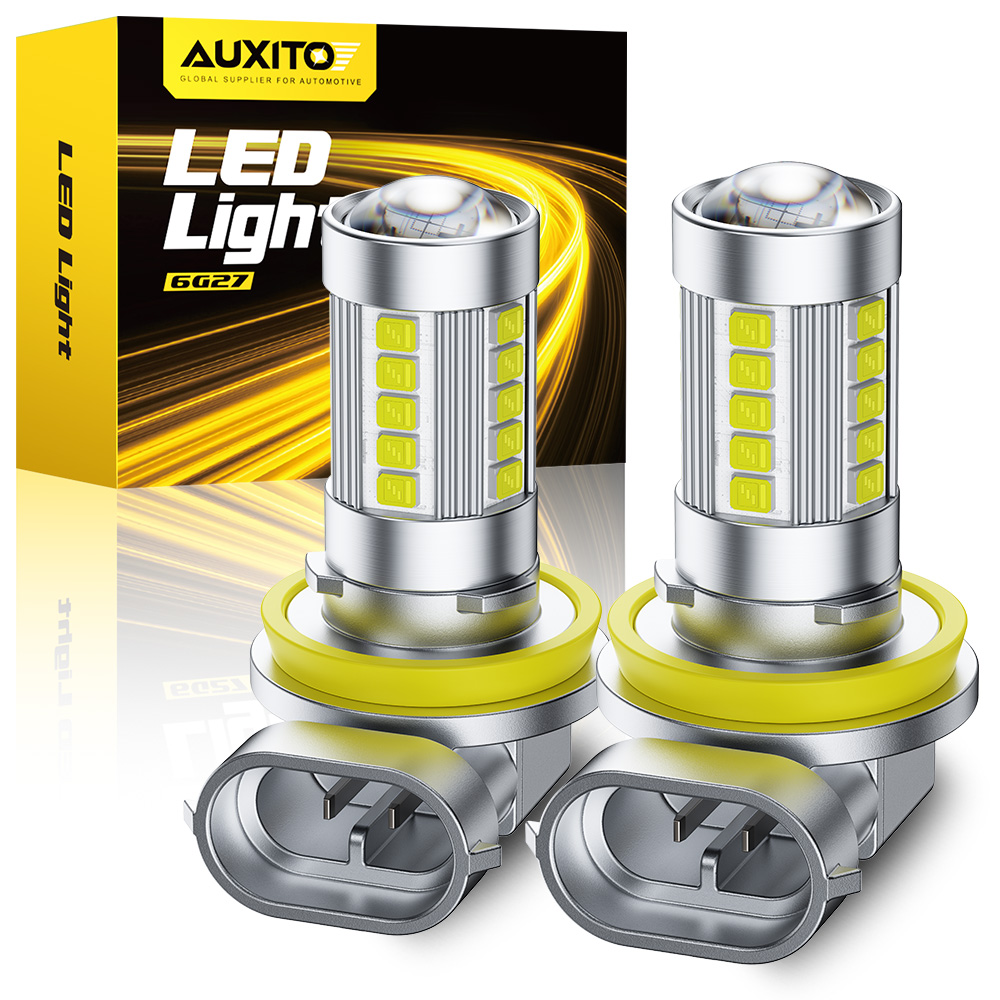 AUXITO 2Pcs H11 LED Fog Light  - Projector Lamp Replacement บทวิจารณ์และราคา