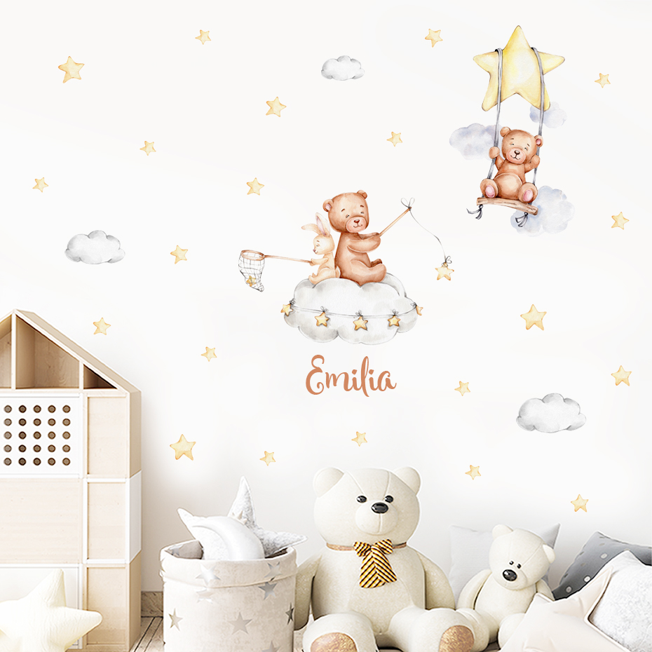 Custom Baby Name Bear Balloons - Home Cinema Room บทวิจารณ์และราคา