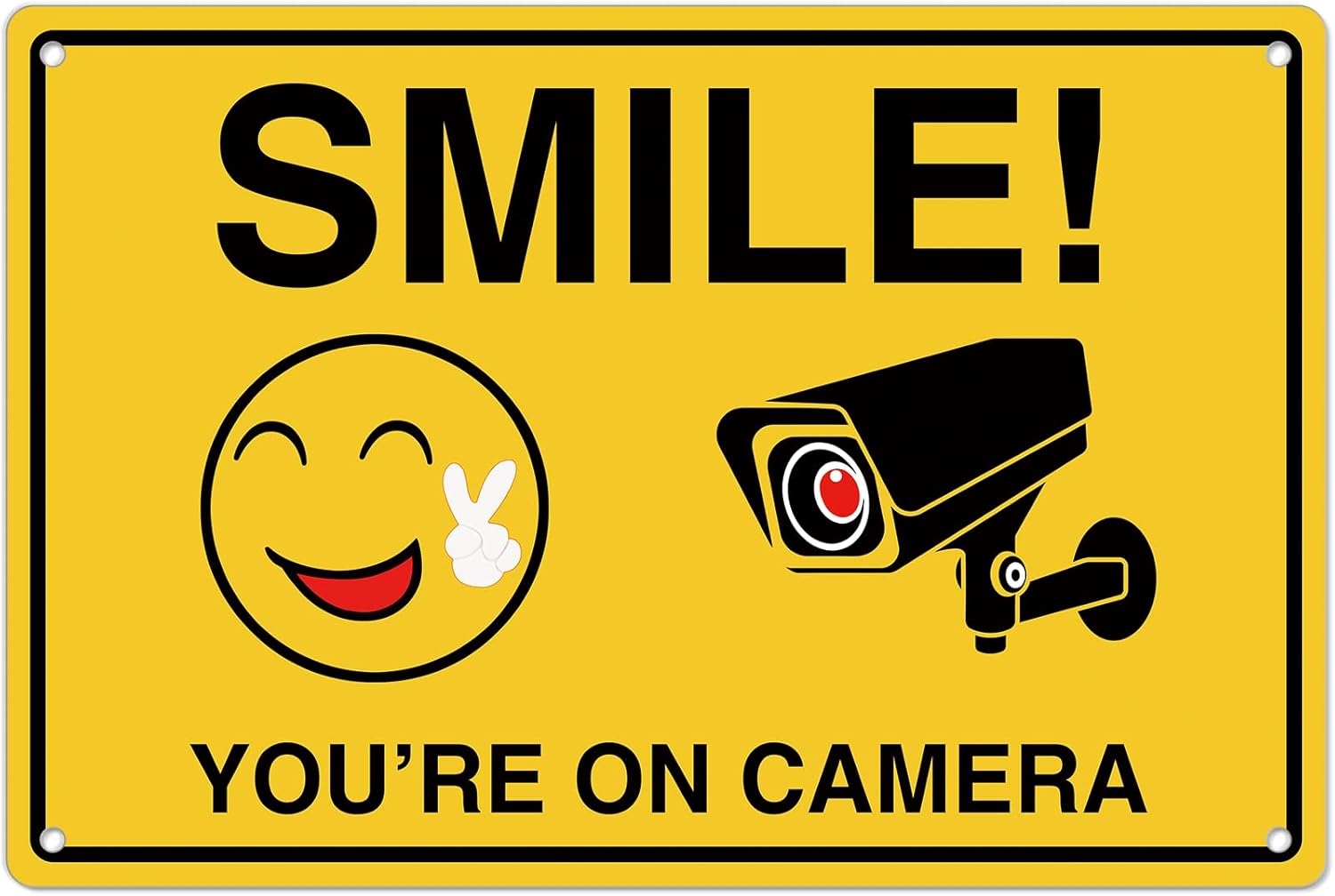 Smile Youre On Camera Signs ;  - Home Cinema Outdoor บทวิจารณ์และราคา