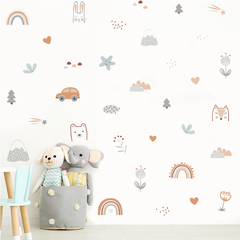 Cartoon Rainbow Animals Faces  - Home Cinema Room บทวิจารณ์และราคา