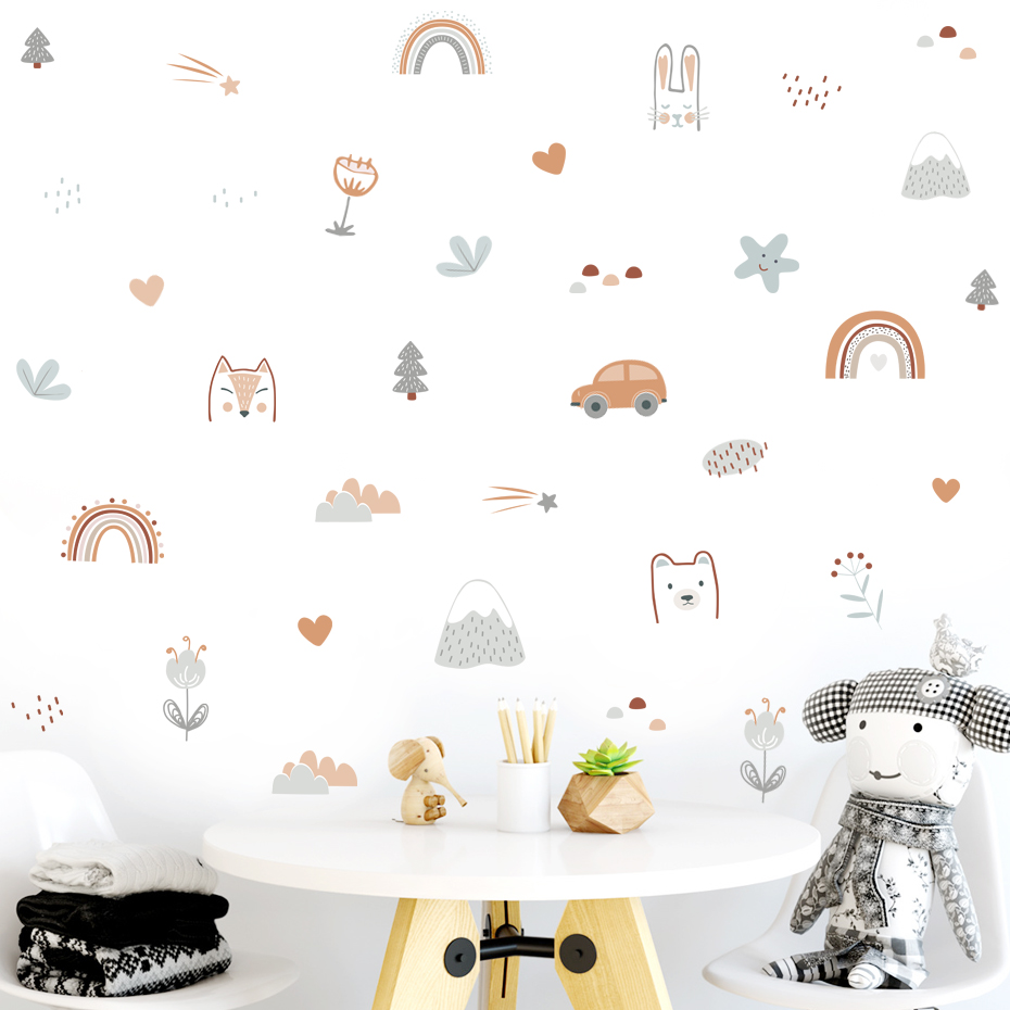 Cartoon Rainbow Animals Faces  - Home Cinema Room บทวิจารณ์และราคา