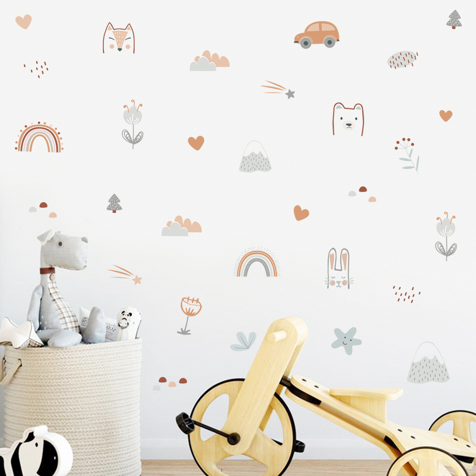 Cartoon Rainbow Animals Faces  - Home Cinema Room บทวิจารณ์และราคา