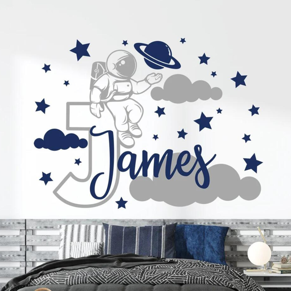 Custom Name Cartoon Space Astr - Home Cinema Room บทวิจารณ์และราคา