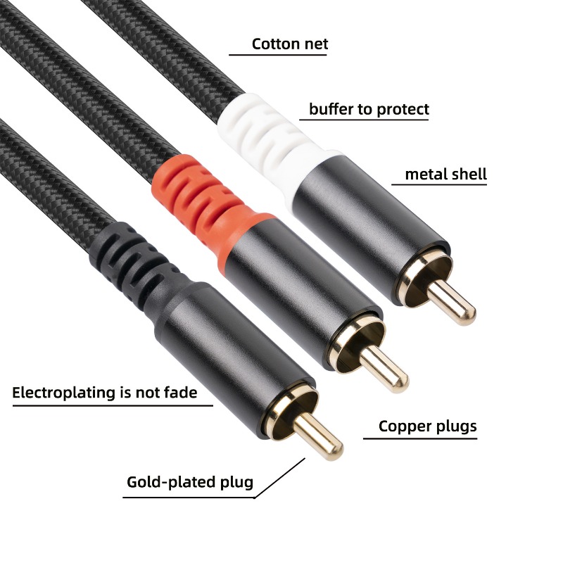 1/2/3M 1 RCA Male To 2 RCA Mal - Home Cinema Marantz บทวิจารณ์และราคา
