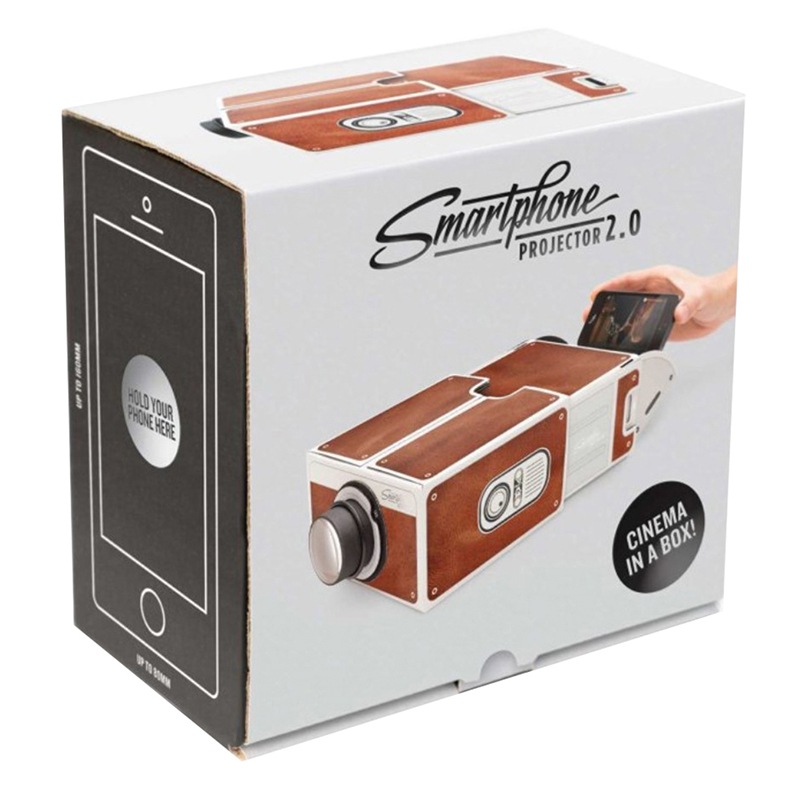 DIY 3D Projector Cardboard Min - Home Cinema Mini บทวิจารณ์และราคา