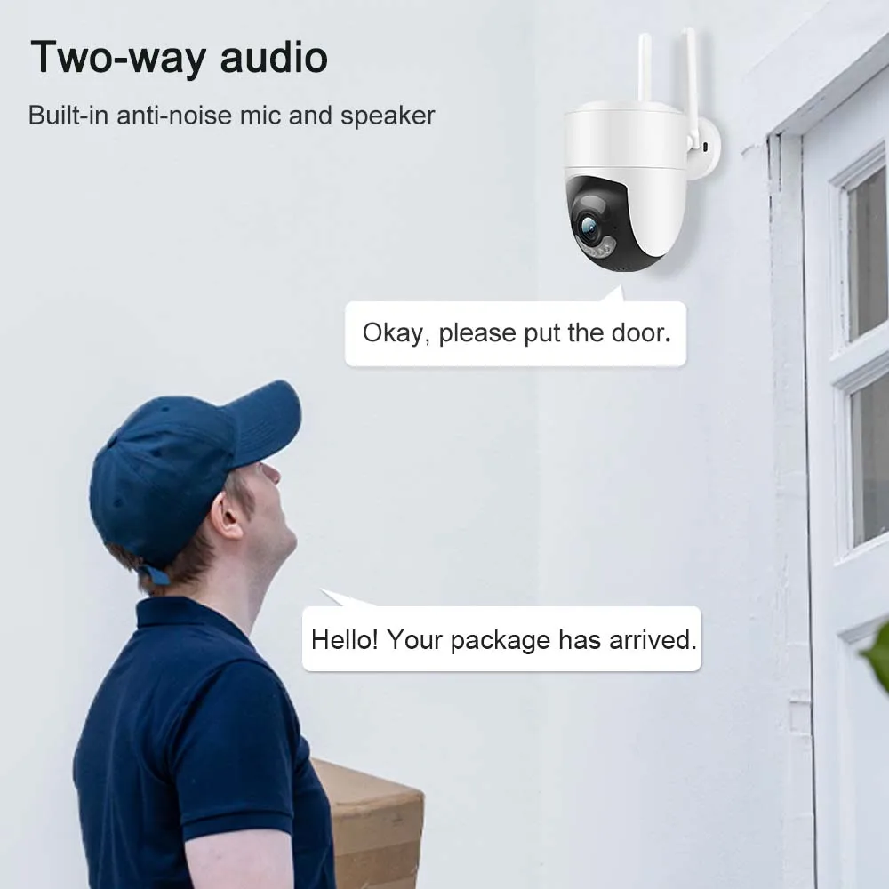 4K 8MP Tuya WiFi Camera Outdoo - Home Cinema Outdoor บทวิจารณ์และราคา