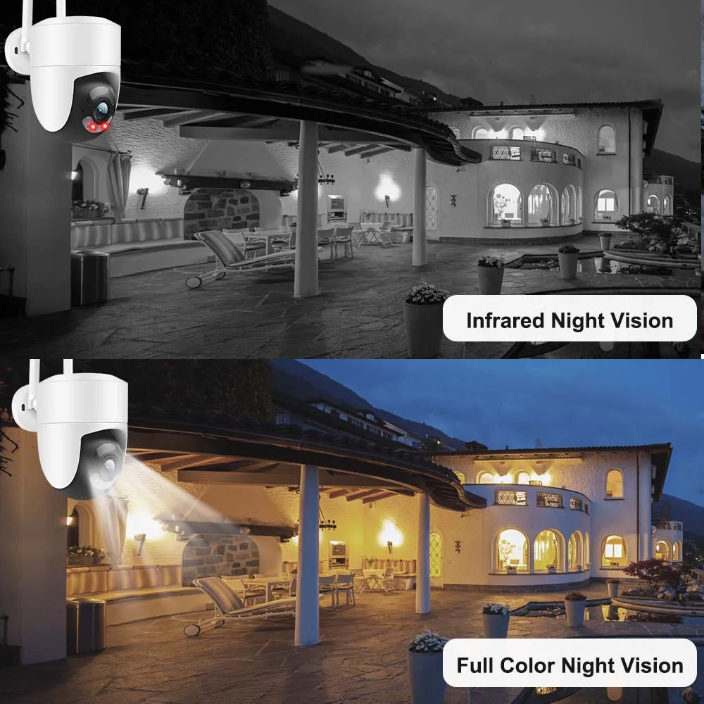 4K 8MP Tuya WiFi Camera Outdoo - Home Cinema Outdoor บทวิจารณ์และราคา