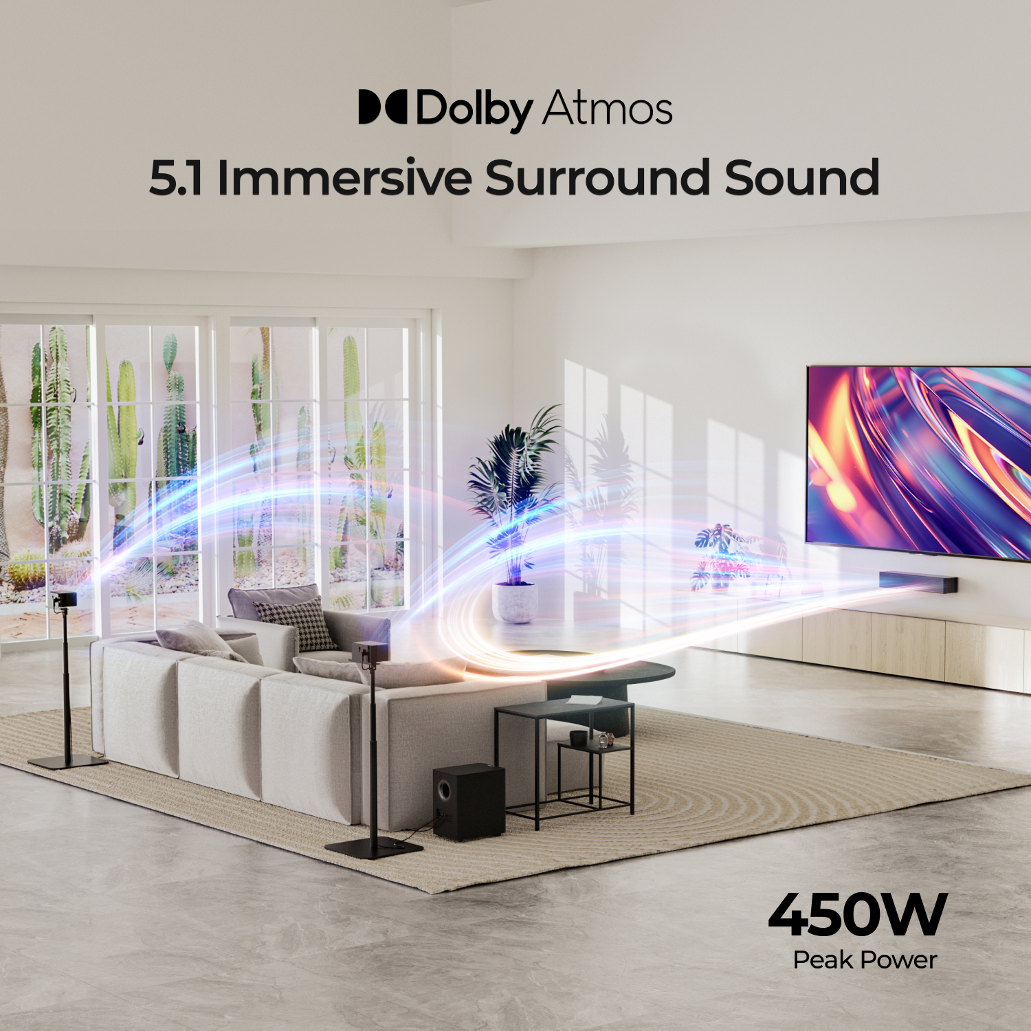 ULTIMEA Poseidon M4T Soundbar  - Home Cinema Onkyo 5.1 บทวิจารณ์และราคา