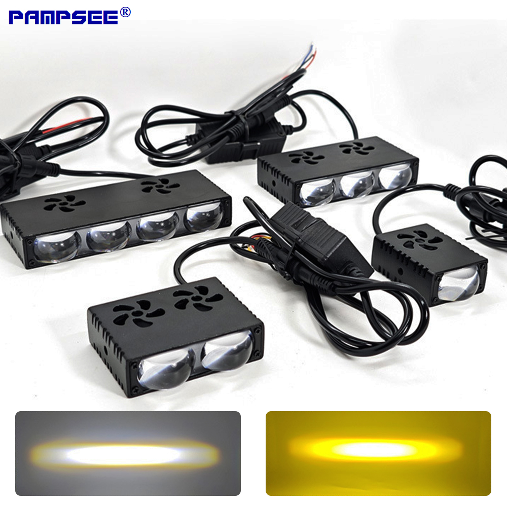 Car Grille LED Headlight Work  - Projector Lamp Replacement บทวิจารณ์และราคา