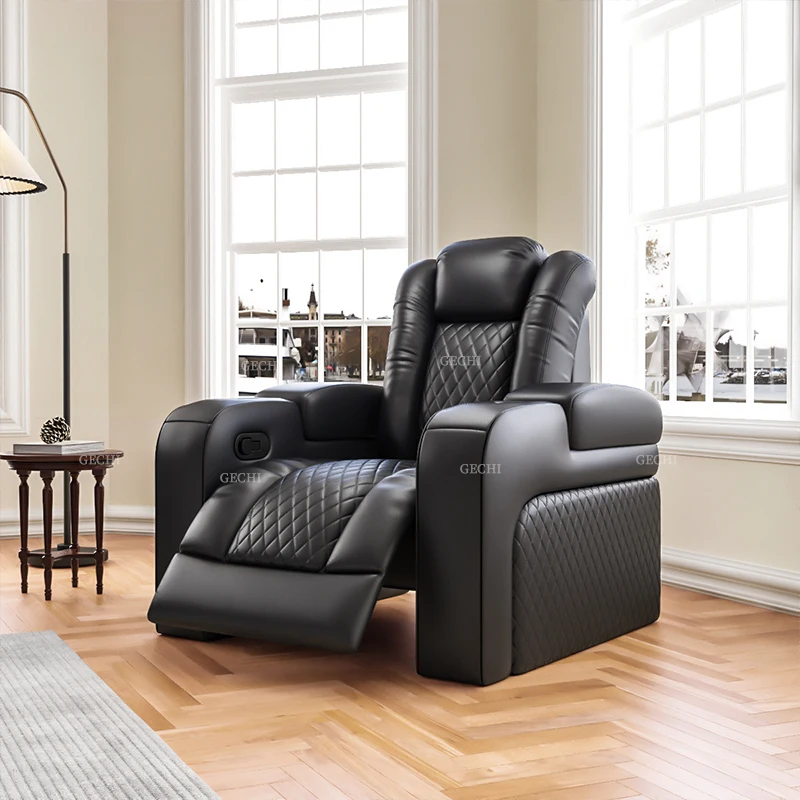 Luxury Theater Furniture Black - Home Cinema Recliner Chairs บทวิจารณ์และราคา