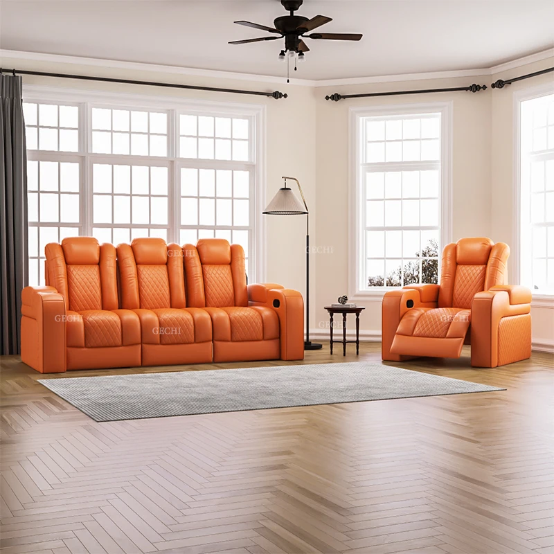 Luxury Theater Furniture Black - Home Cinema Recliner Chairs บทวิจารณ์และราคา