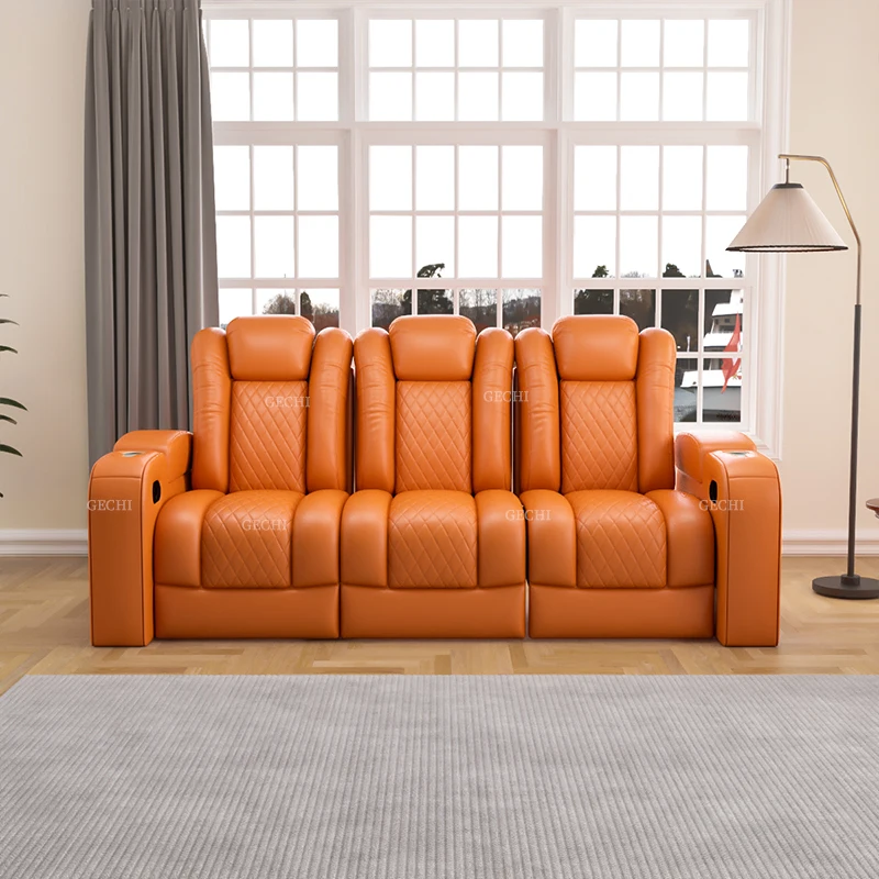Luxury Theater Furniture Black - Home Cinema Recliner Chairs บทวิจารณ์และราคา