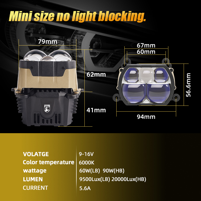 SANVI 180W PX8 Square Bi LED M - Projector Lamp Replacement บทวิจารณ์และราคา