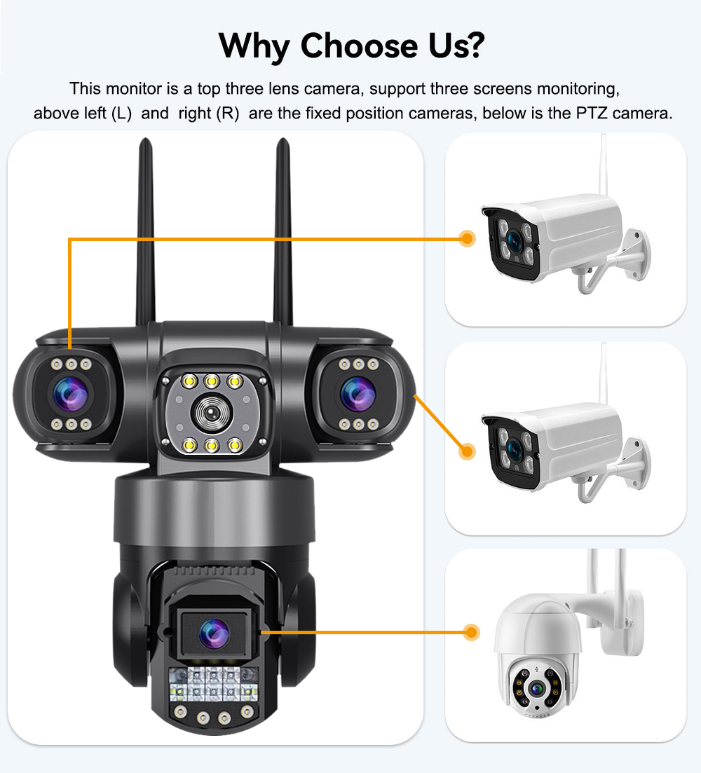 V380 Pro WiFi IP Camera Outdoo - Home Cinema Outdoor บทวิจารณ์และราคา