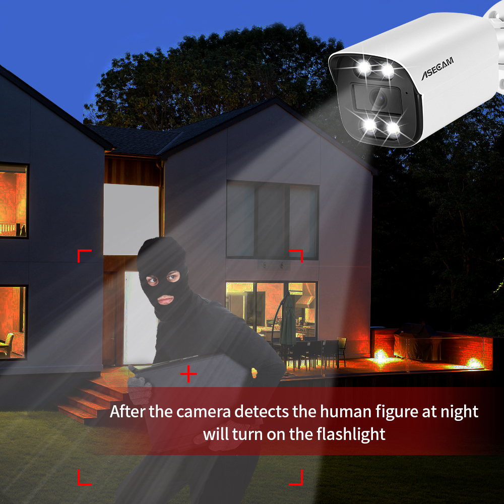 ASECAM 4K 8MP IP Camera Outdoo - Home Cinema Outdoor บทวิจารณ์และราคา