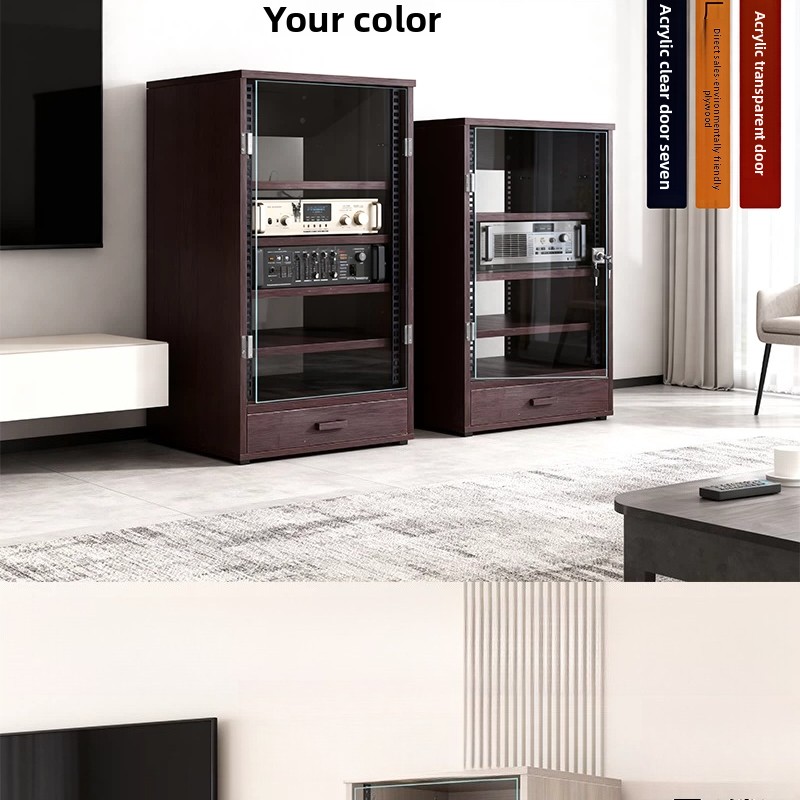 Front transparent door 8U - 16 - Home Cinema Outdoor บทวิจารณ์และราคา