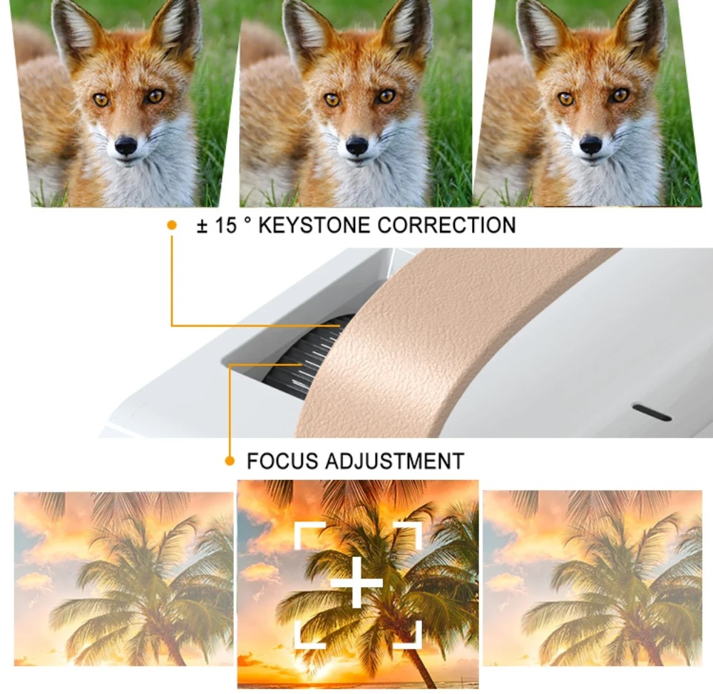 Portable Smart 4K Projector Mi - Home Cinema Outdoor บทวิจารณ์และราคา